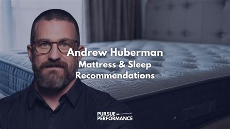 He has made numerous important contributions to the fields of brain development, brain plasticity, and neural regeneration and repair. . Andrew huberman mattress